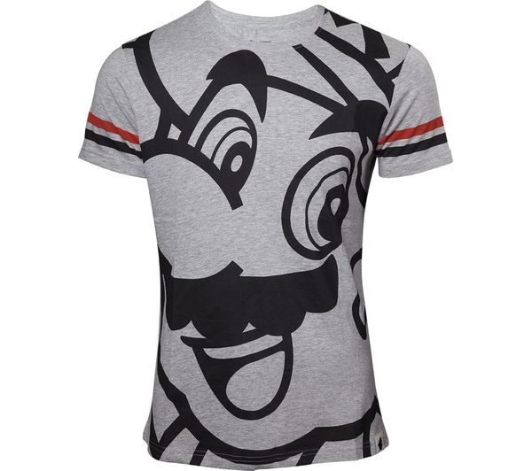 MARIO Melange T-Shirt - XL, Grey, Grey