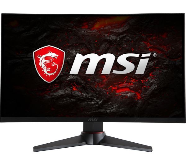 MSI Optix MAG24C Full HD 24" Curved LED Gaming Monitor - Black & Red, Black