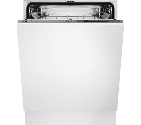 AEG FSS52615Z Full-size Fully Integrated Dishwasher, Red