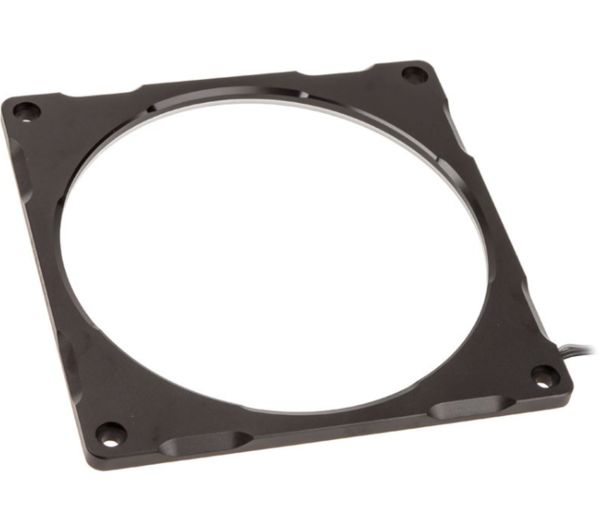 PHANTEKS Halos Lux Digital RGB LED Fan Frame - 140 mm, Aluminium Black, Black