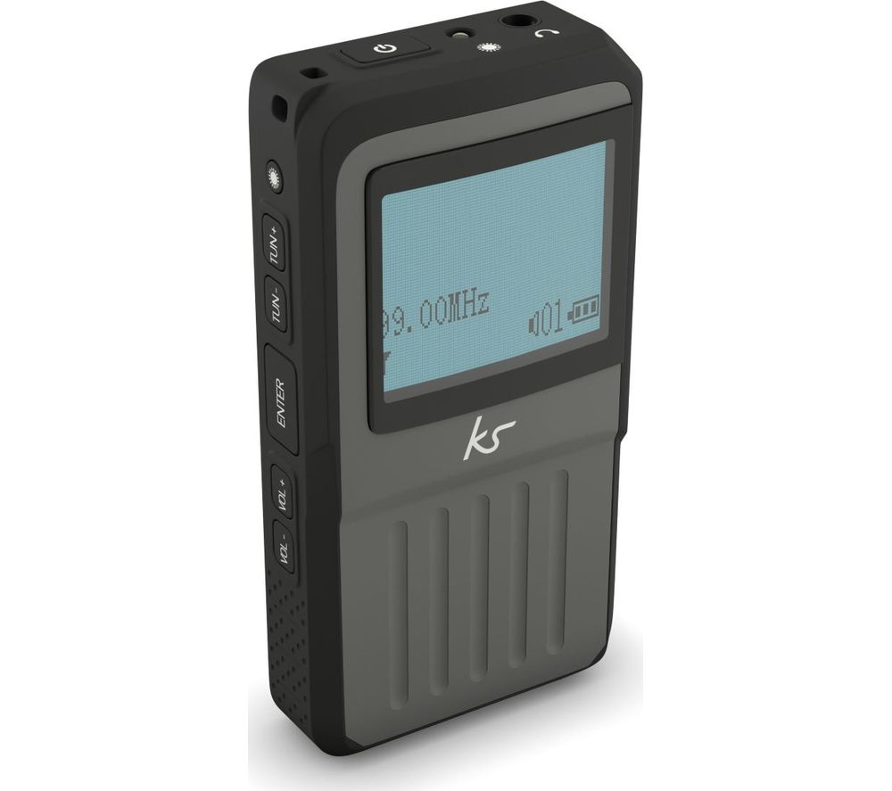 PocketDAB Portable DAB+/FM Radio - Black, Black