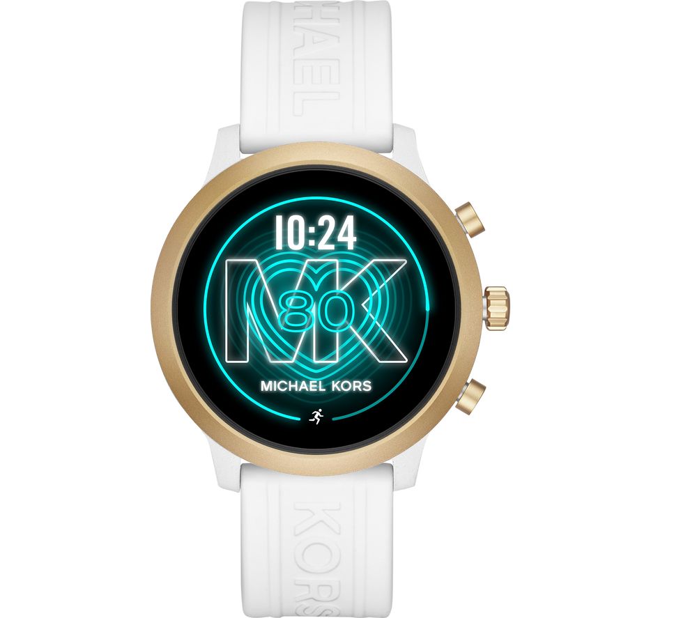 MICHAEL KORS Access MKGO MKT5071 Smartwatch - White & Gold, White