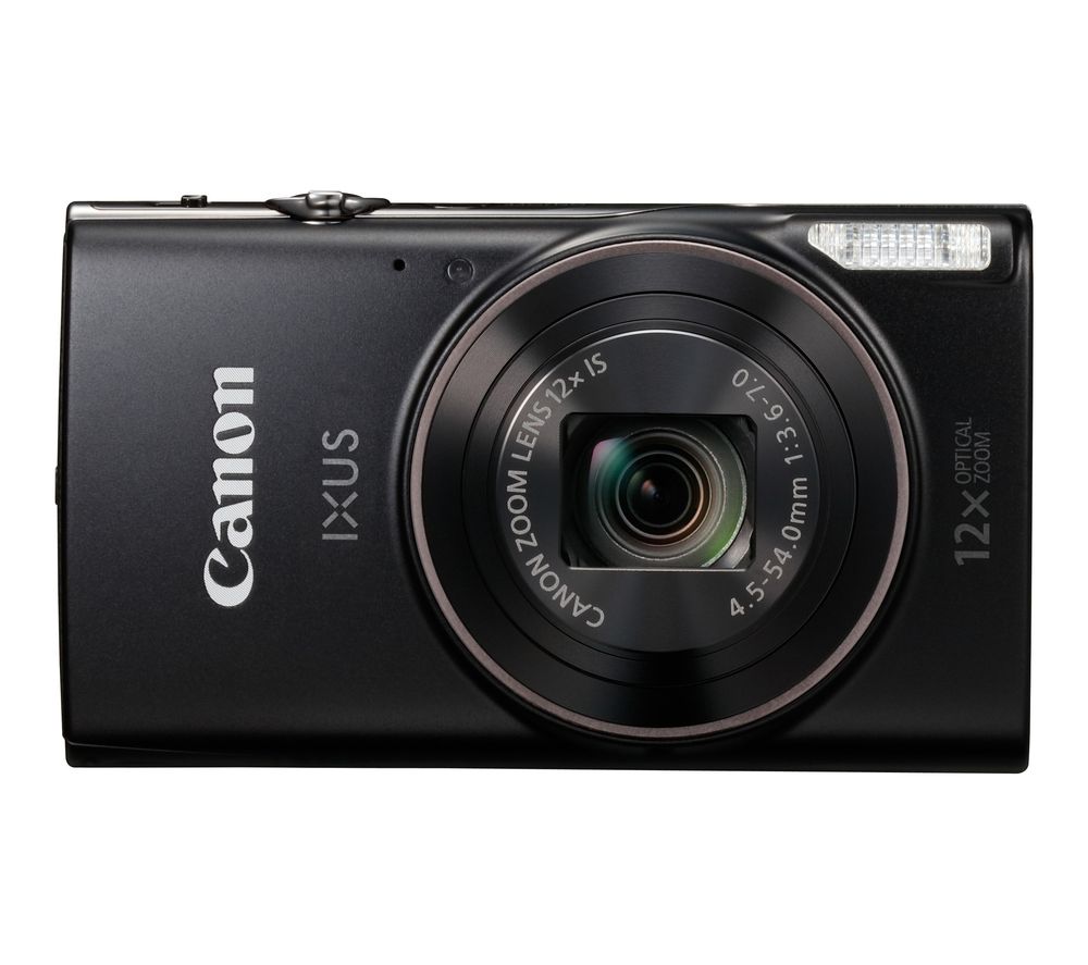 CANON IXUS 285 HS Compact Camera with 32 GB SD Card & Case - Black, Black
