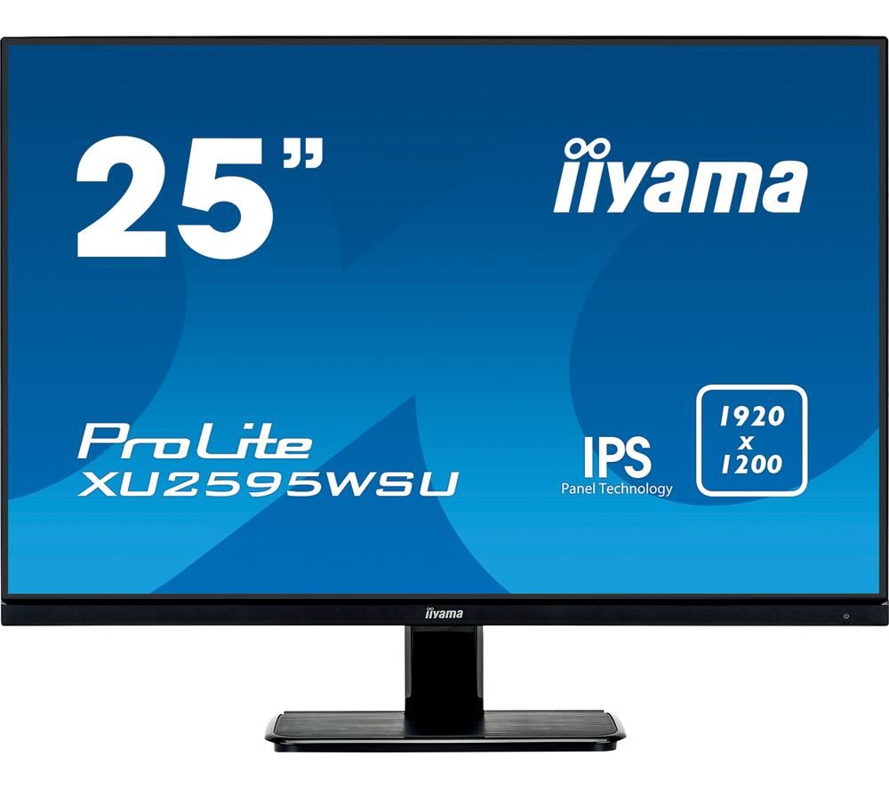 IIYAMA ProLite XU2595WSU-B1 Full HD 25" IPS LCD Monitor - Black, Black