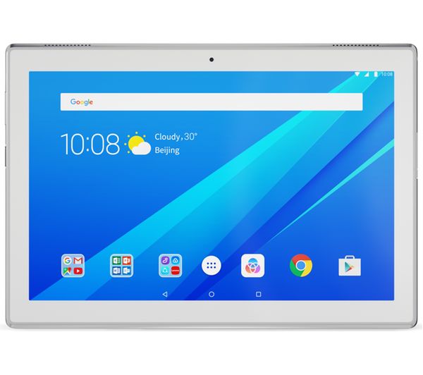 LENOVO Tab 4 10 Plus Tablet - 16 GB, White, White