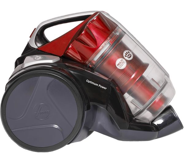 HOOVER Optimum KS51_OP2 Cylinder Bagless Vacuum Cleaner - Red & Black, Red