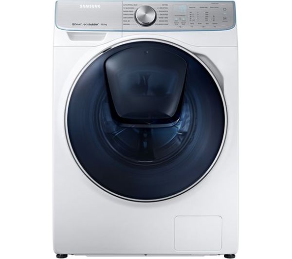 Samsung QuickDrive  AddWash WW10M86DQOA Smart 10 kg 1600 Spin Washing Machine - White, White