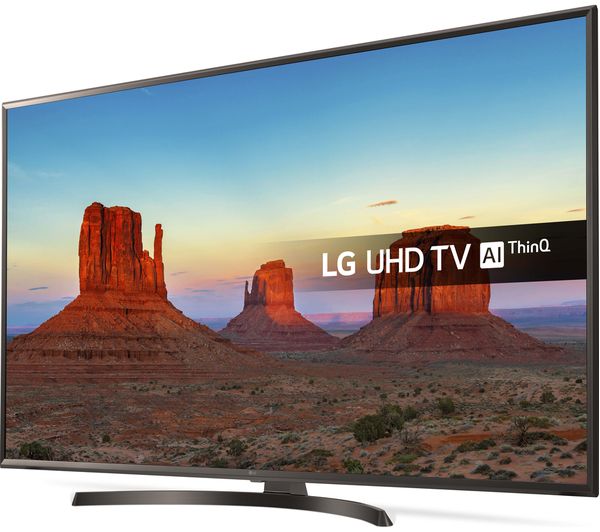 65"  LG 65UK6470PLC Smart 4K Ultra HD HDR LED TV, Gold