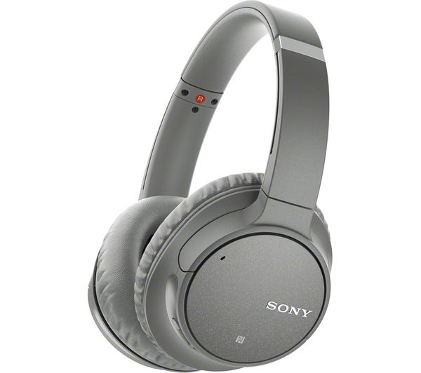 SONY WH-CH700N Wireless Bluetooth Noise-Cancelling Headphones - Grey, Grey