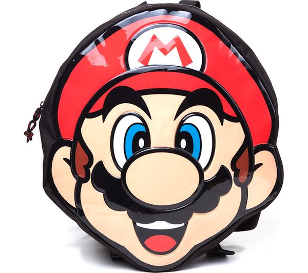 NINTENDO Mario Shaped Backpack - Red, Red