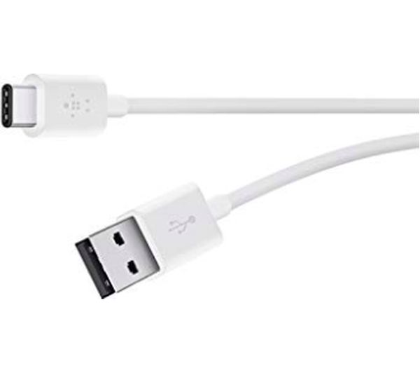 BELKIN USB 2.0 to USB Type-C Charging Cable - 3 m, White, White