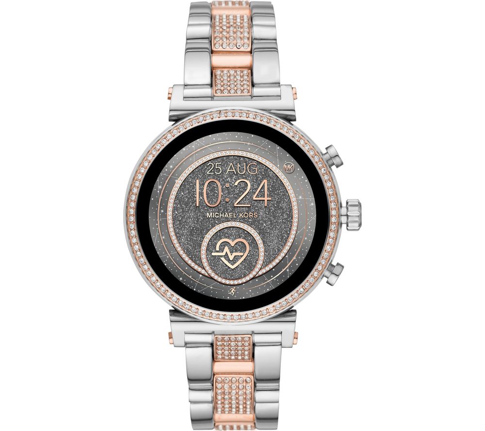 MICHAEL KORS Access Sofie Heart Rate MKT5064 Smartwatch - Silver & Rose Gold, Silver