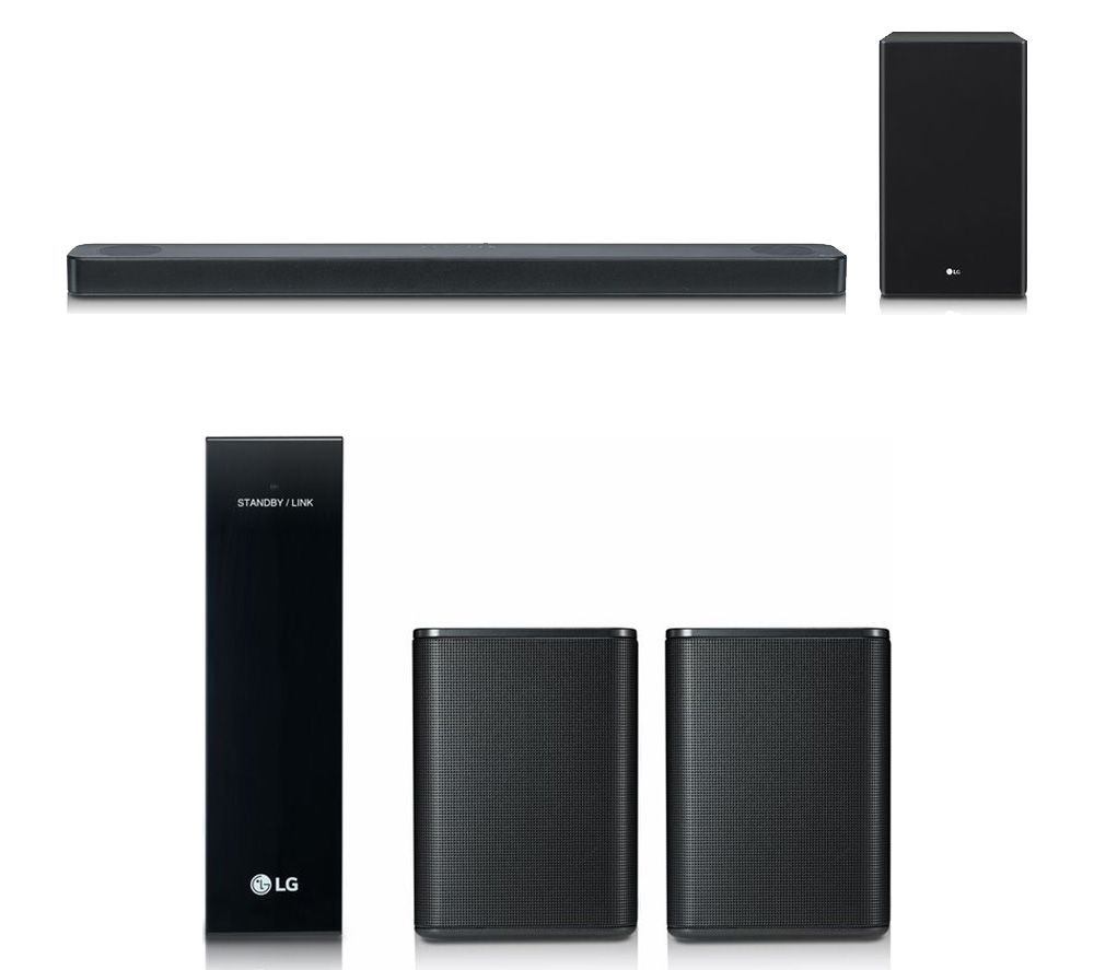 LG SL8YG 3.1.2 Wireless Sound Bar & SPK8 2.0 Wireless Rear Speaker Kit Bundle