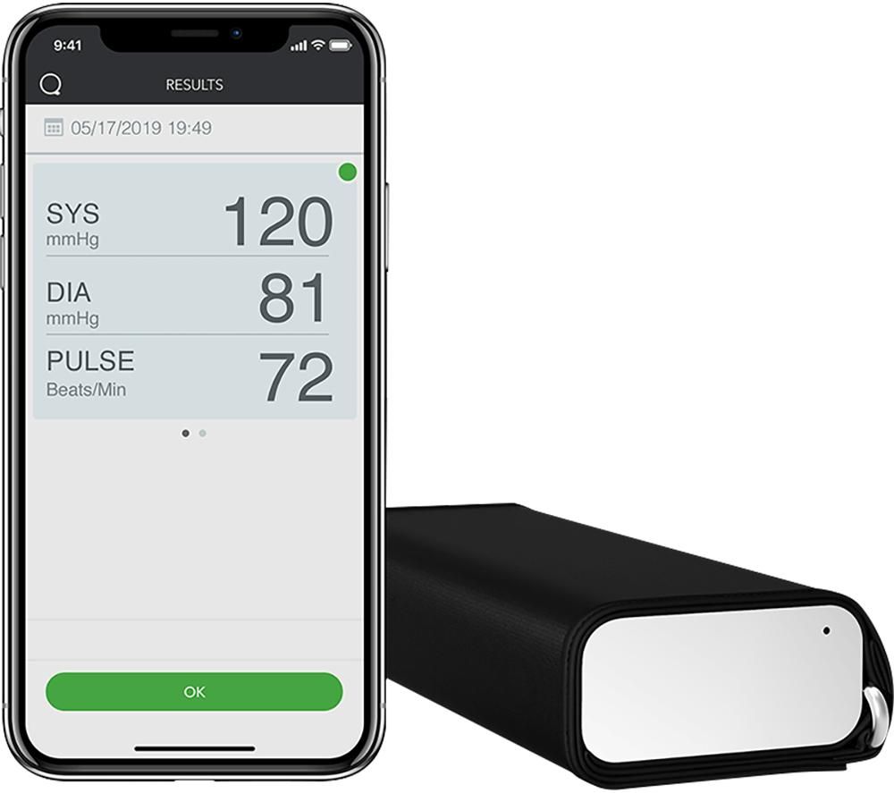 QardioArm Smart Blood Pressure Monitor - White & Black, White