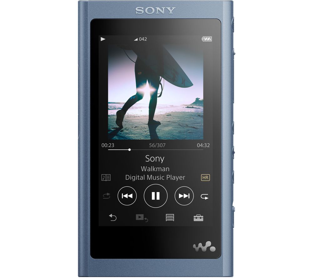 SONY Walkman NW-A55L Touchscreen MP3 Player - 16 GB, Blue, Blue