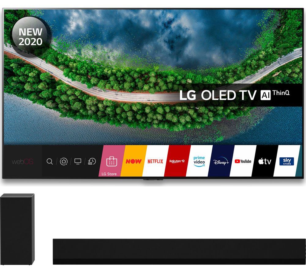 55" LG OLED55GX6LA  Smart 4K Ultra HD HDR OLED TV & GX 3.1 Wireless Sound Bar Bundle