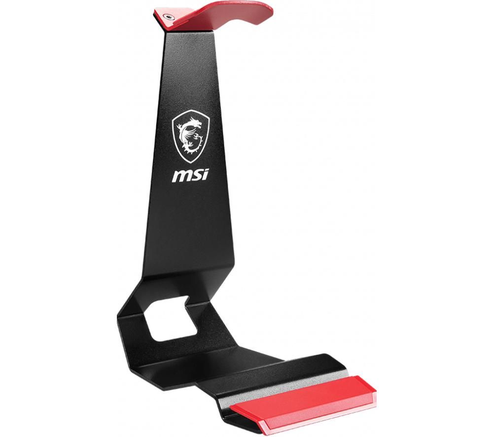 MSI HS01 Headset Stand - Black & Red, Black,Red