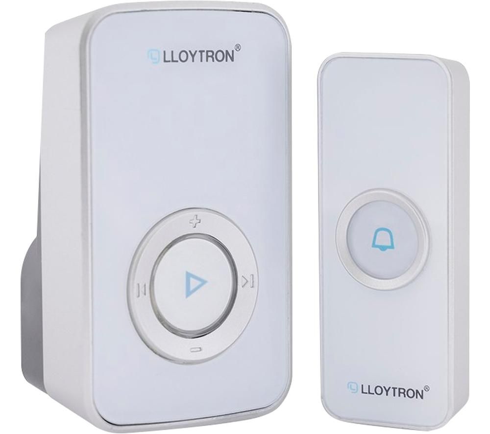 LLOYTRON MIP3 B7531WH Doorbell Chime - White, White