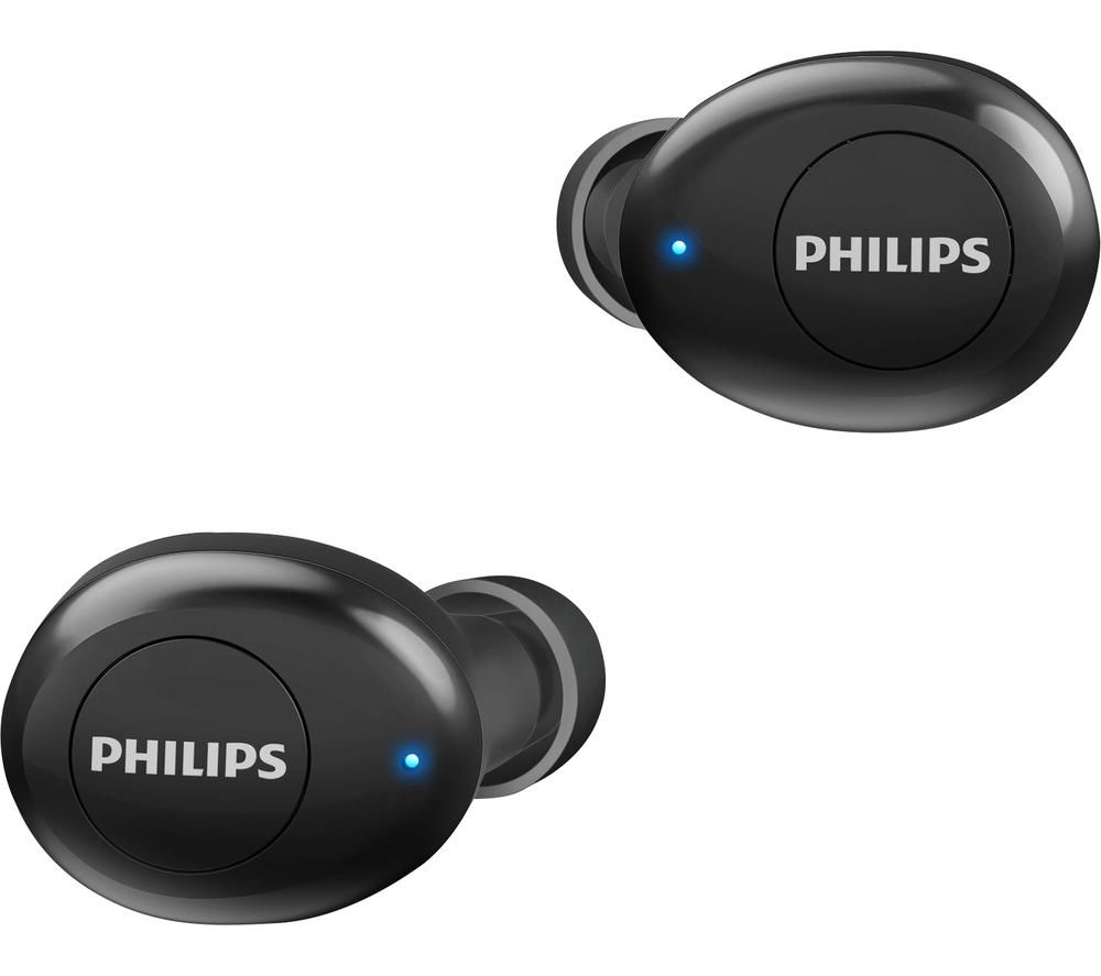 PHILIPS TAT2205BK/00 Wireless Bluetooth Earphones - Black, Black