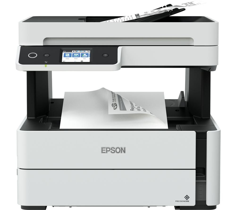 EPSON EcoTank ET-M3170 Monochrome All-in-One Wireless Inkjet Printer with Fax