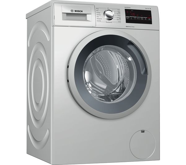 Bosch Serie 4 WAN282X0GB 8 kg 1400 Spin Washing Machine - Inox
