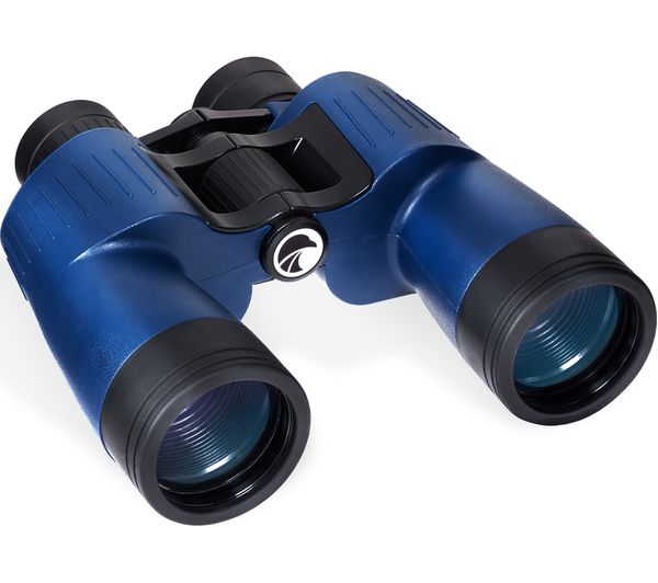 PRAKTICA Marine Charter 7 x 50 mm Binoculars - Blue, Blue