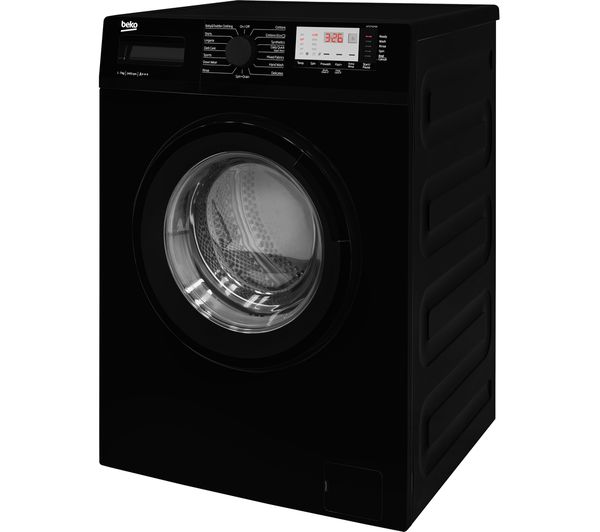 BEKO WTG741M1B 7 kg 1400 Spin Washing Machine - Black, Black