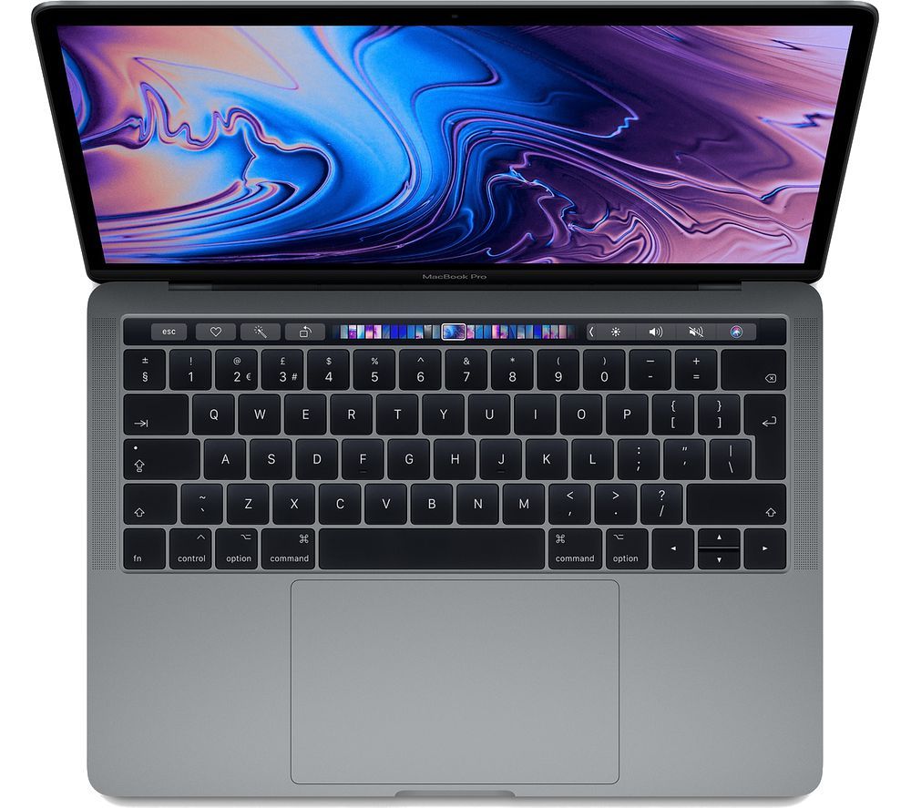 Apple MacBook Pro 13" with Touch Bar - 128 GB SSD, Space Grey (2019), Grey