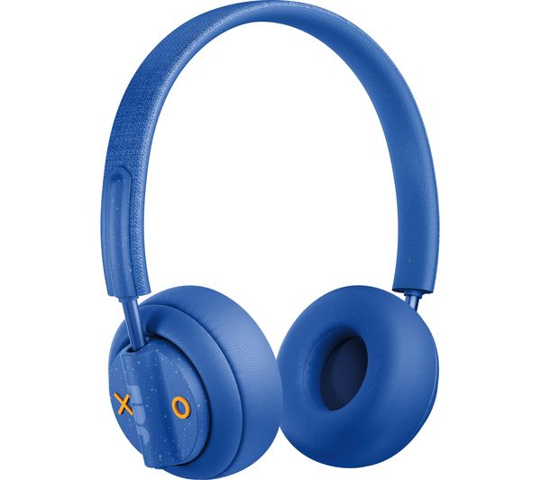 JAM Out There HX-HP303BL Wireless Bluetooth Noise-Cancelling Headphones - Blue, Blue