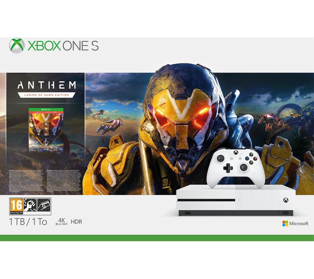 MICROSOFT Xbox One S with Anthem