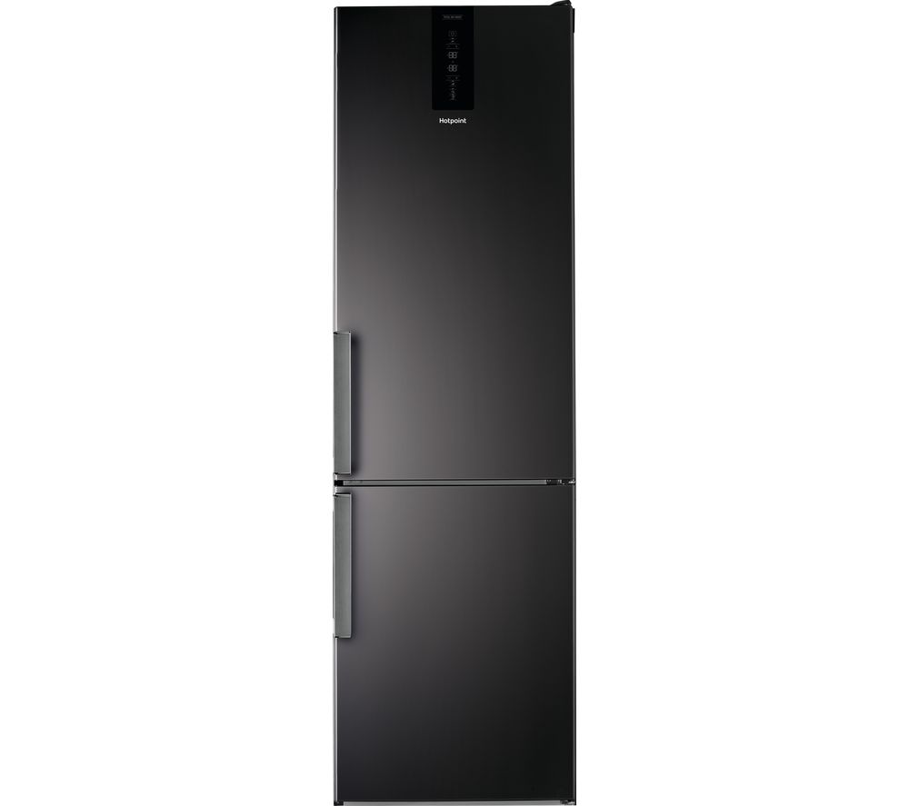 HOTPOINT H7T 911T KS H 70/30 Fridge Freezer - Black, Black