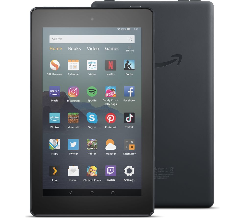 AMAZON Fire 7 Tablet (2019) - 16 GB, Black, Black