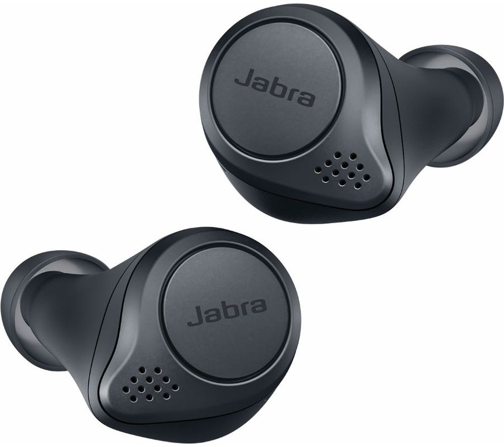 JABRA Elite Active 75T Wireless Bluetooth Noise-Cancelling Earbuds - Grey, Grey