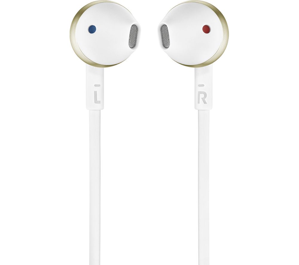 JBL Tune 205 Earphones - Gold, Gold