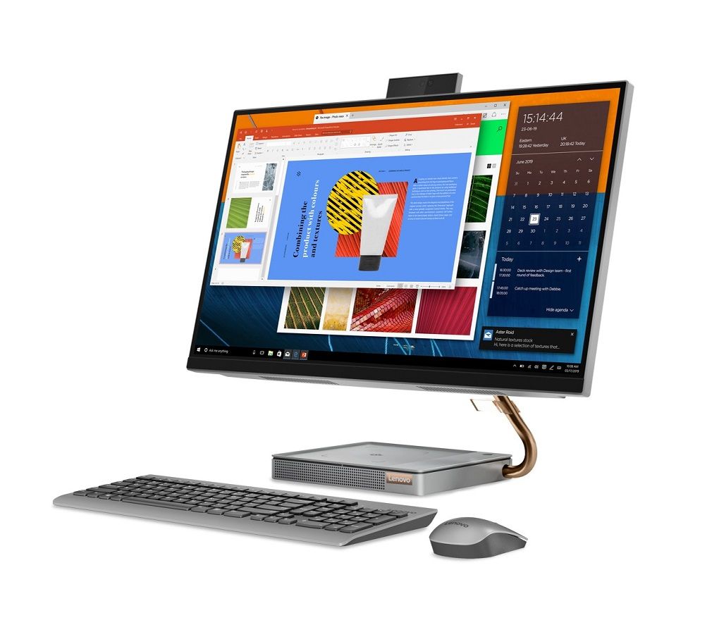 LENOVO IdeaCentre AIO 5i 27" All-in-One PC - Intel®Core i5, 1 TB HDD & 256 GB SSD, Grey, Grey