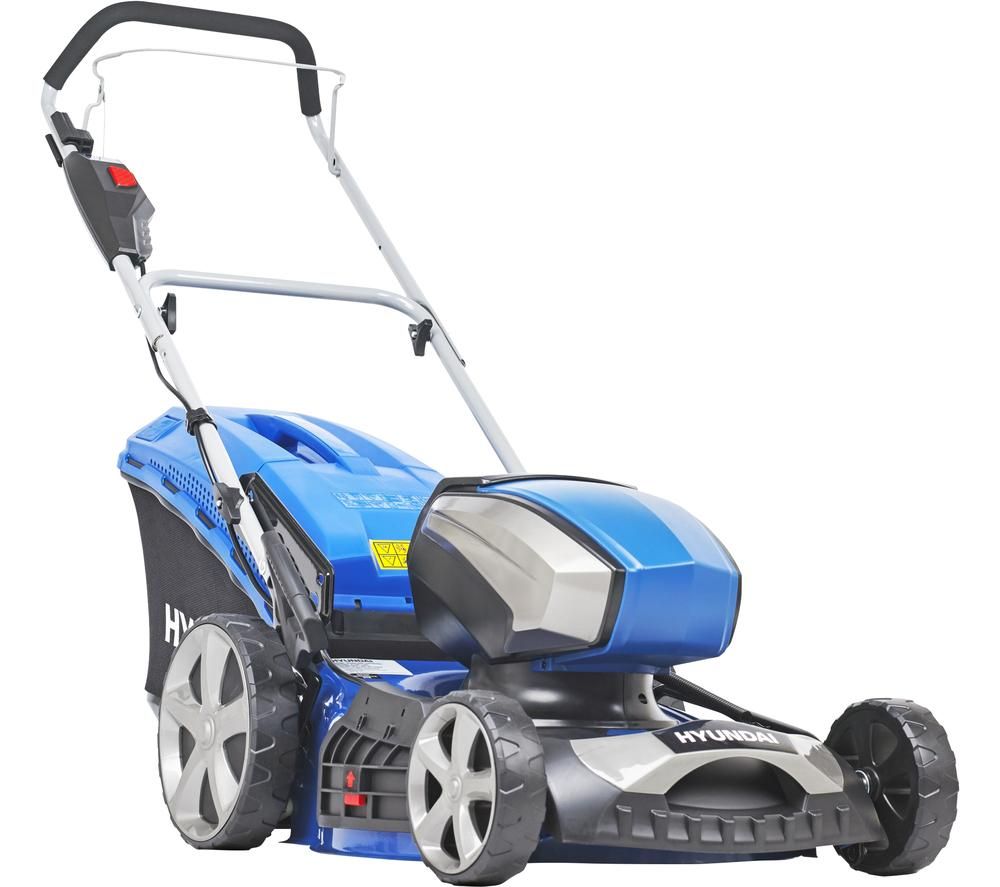 HYUNDAI HYM80LI460P Cordless Rotary Lawn Mower - Blue, Blue