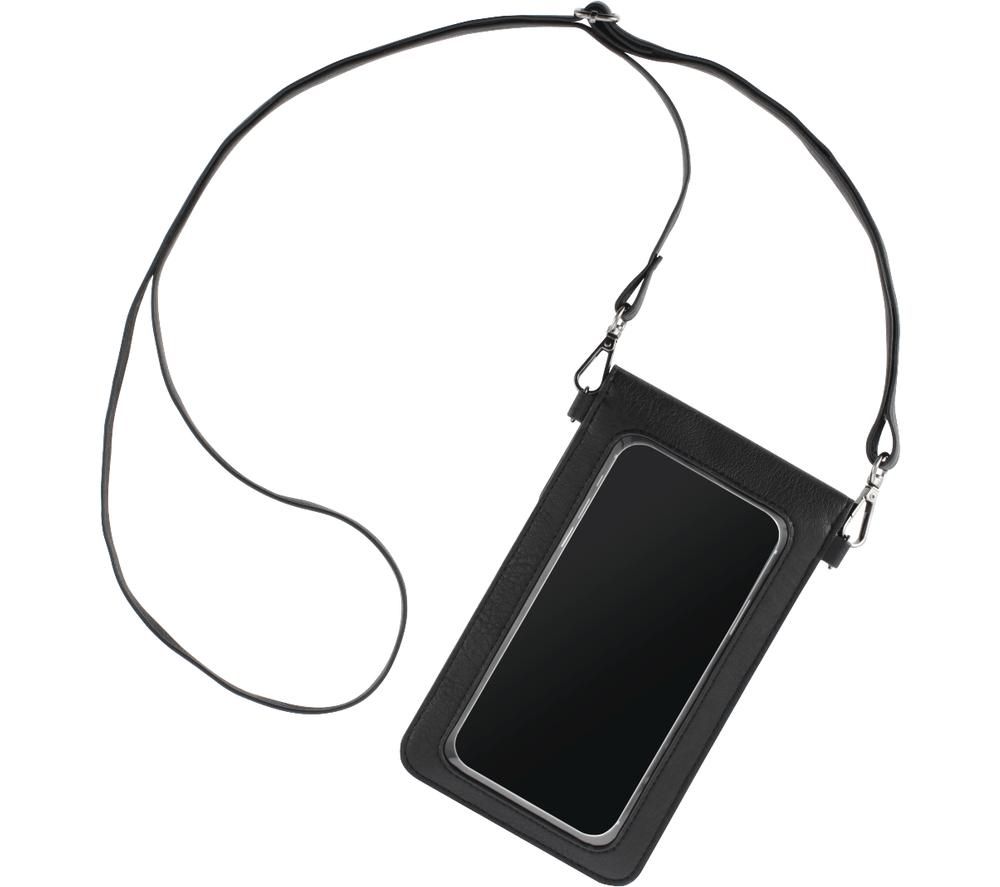 HAMA Design Line Cross-Body Phone Case - Black, Black