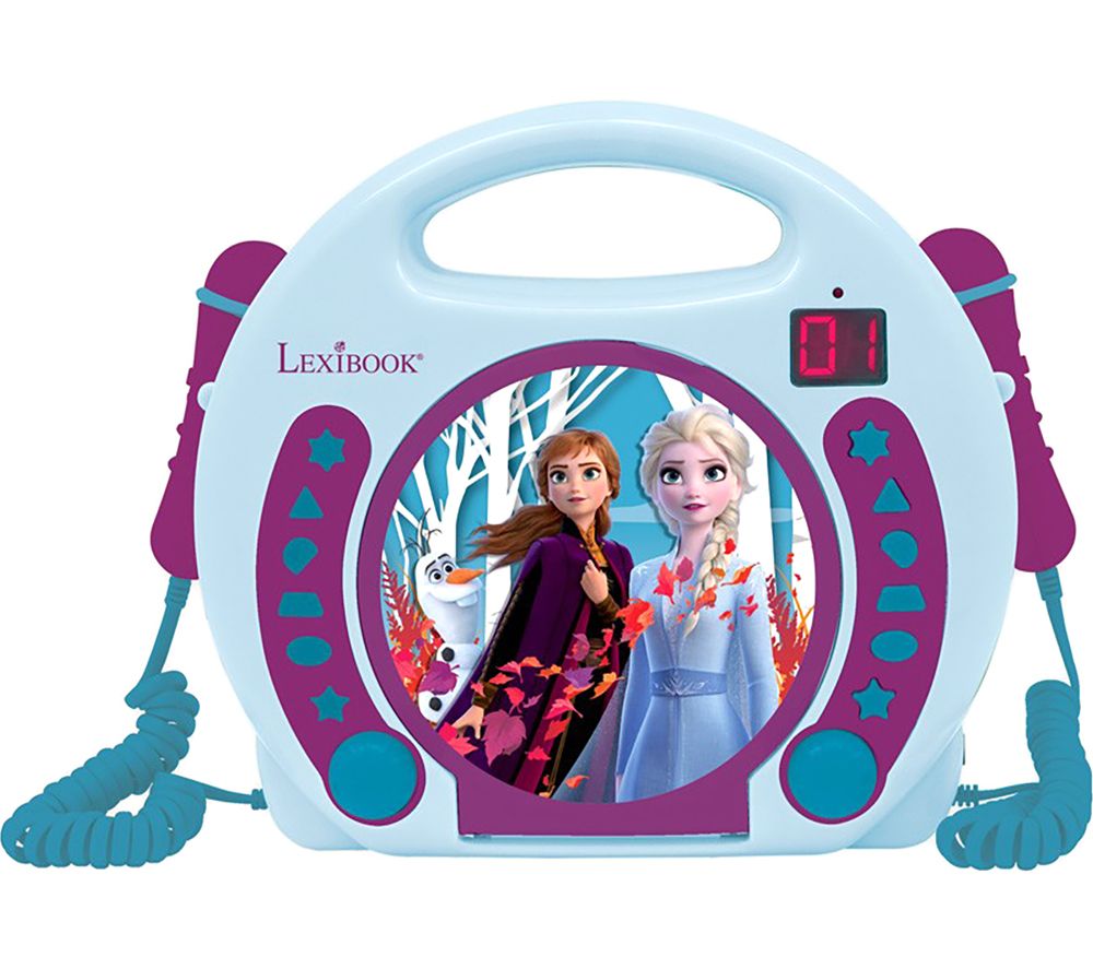 LEXIBOOK RCDK100FZ CD Player with Microphones - Disney Frozen 2