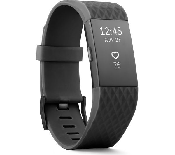 FITBIT Charge 2 - Gunmetal, Small