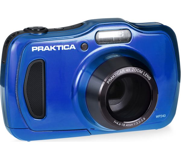 PRAKTICA Luxmedia WP240-BL Compact Camera - Blue, Blue