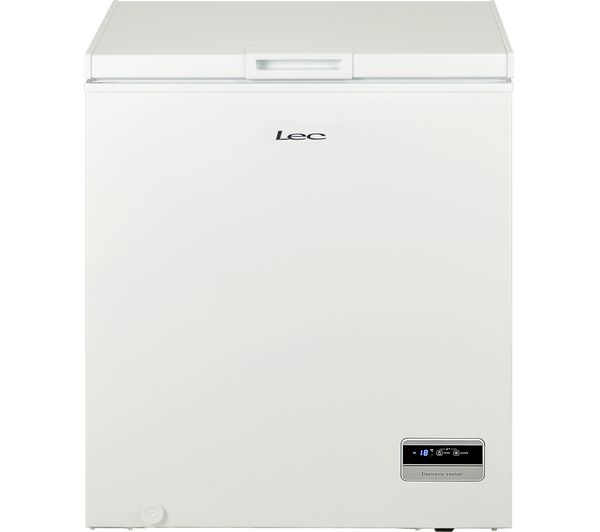 LEC CF150L Chest Freezer - White, White