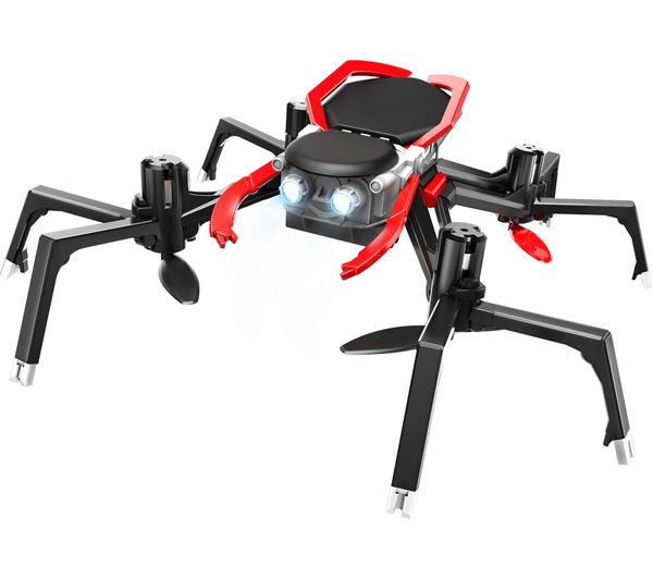 VIVID Spider Drone with Controller - Black & Red, Black