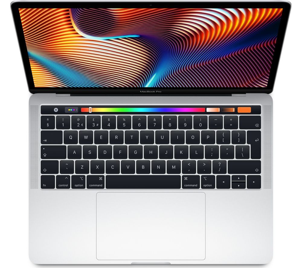 APPLE 13" MacBook Pro with Touch Bar - 128 GB SSD, Silver (2019), Silver