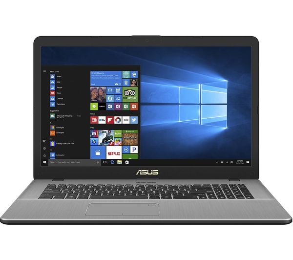 ASUS Vivobook Pro N750UD 17.3" Intel® Core i5 Laptop - 1 TB HDD & 128 GB SSD, Grey, Grey