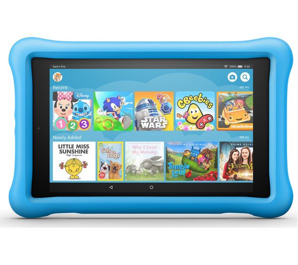 AMAZON Fire HD 8" Kids Edition Tablet (Oct 2018) - 32 GB, Blue, Blue