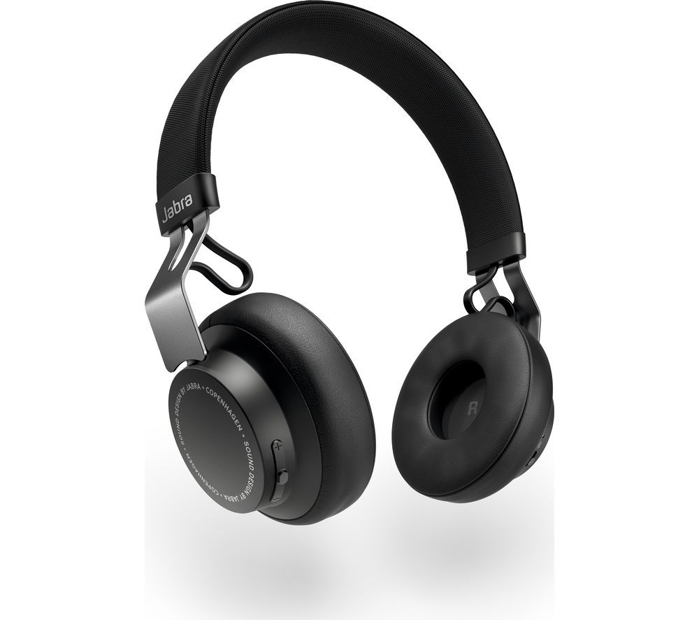 JABRA Move Style Wireless Bluetooth Headphones - Black, Black