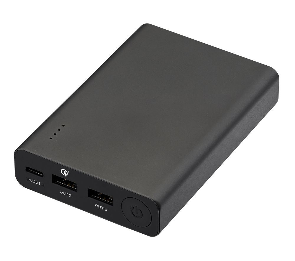 GOJI G6P13PD20 Portable Power Bank - Black, Black