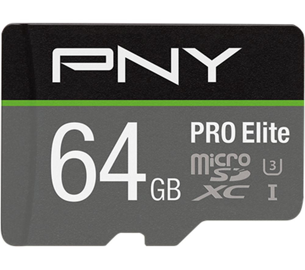 PNY Pro Elite Class 10 microSDXC Memory Card - 64 GB