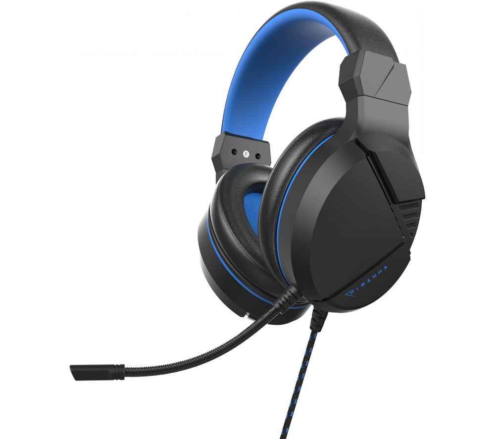 PIRANHA HP40 Gaming Headset - Black & Blue, Black,Blue