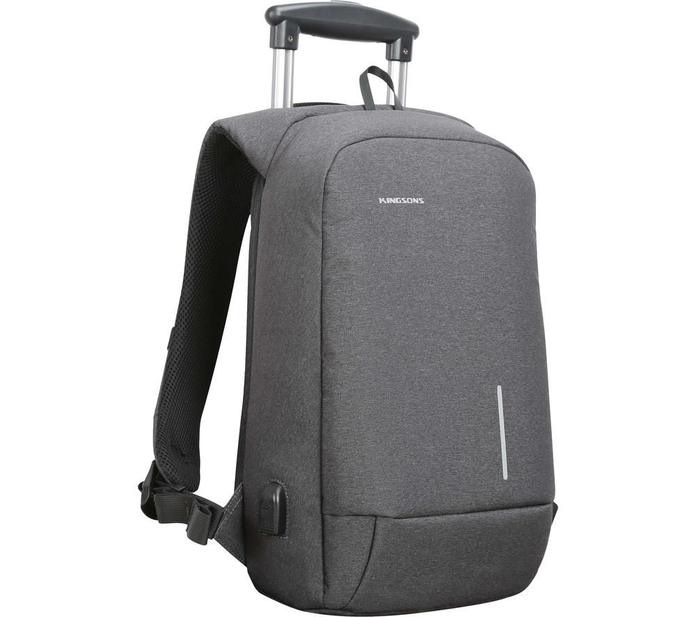 KINGSONS KS3149W-DG 15.6" Laptop Backpack - Dark Grey, Silver/Grey